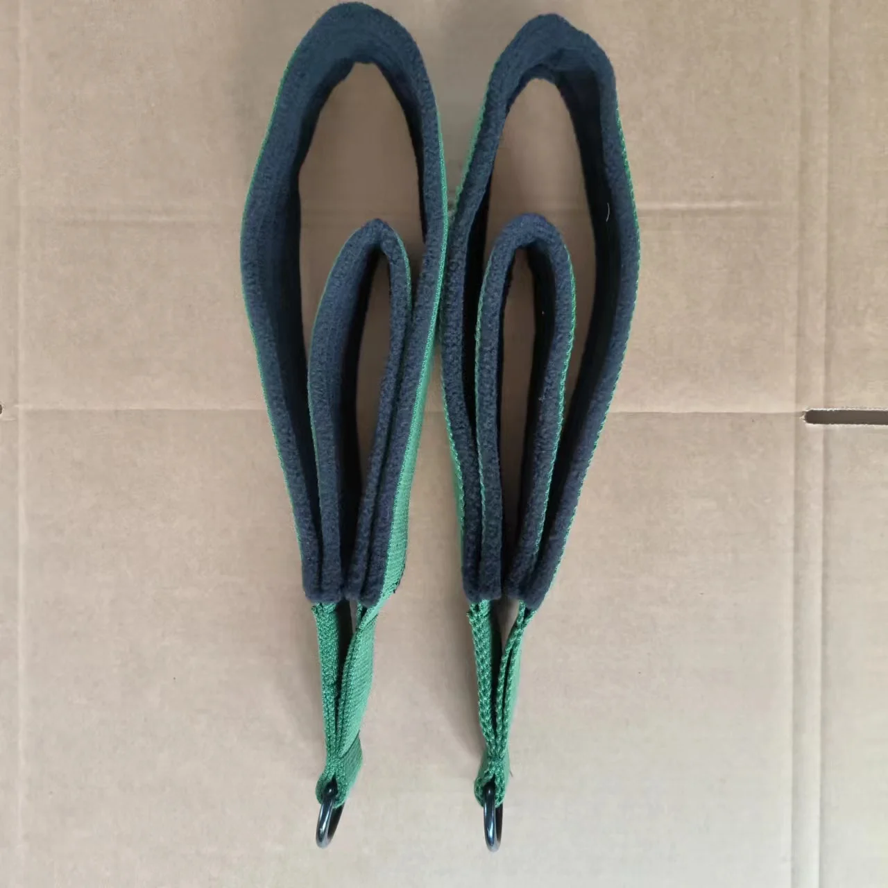 Home Gym Workout Fitness D-Ring Straps Double Loops Fleece Padded Pilates Equipment Exercise Straps Yoga Exercise Accessories Pack of 100 - Image 3