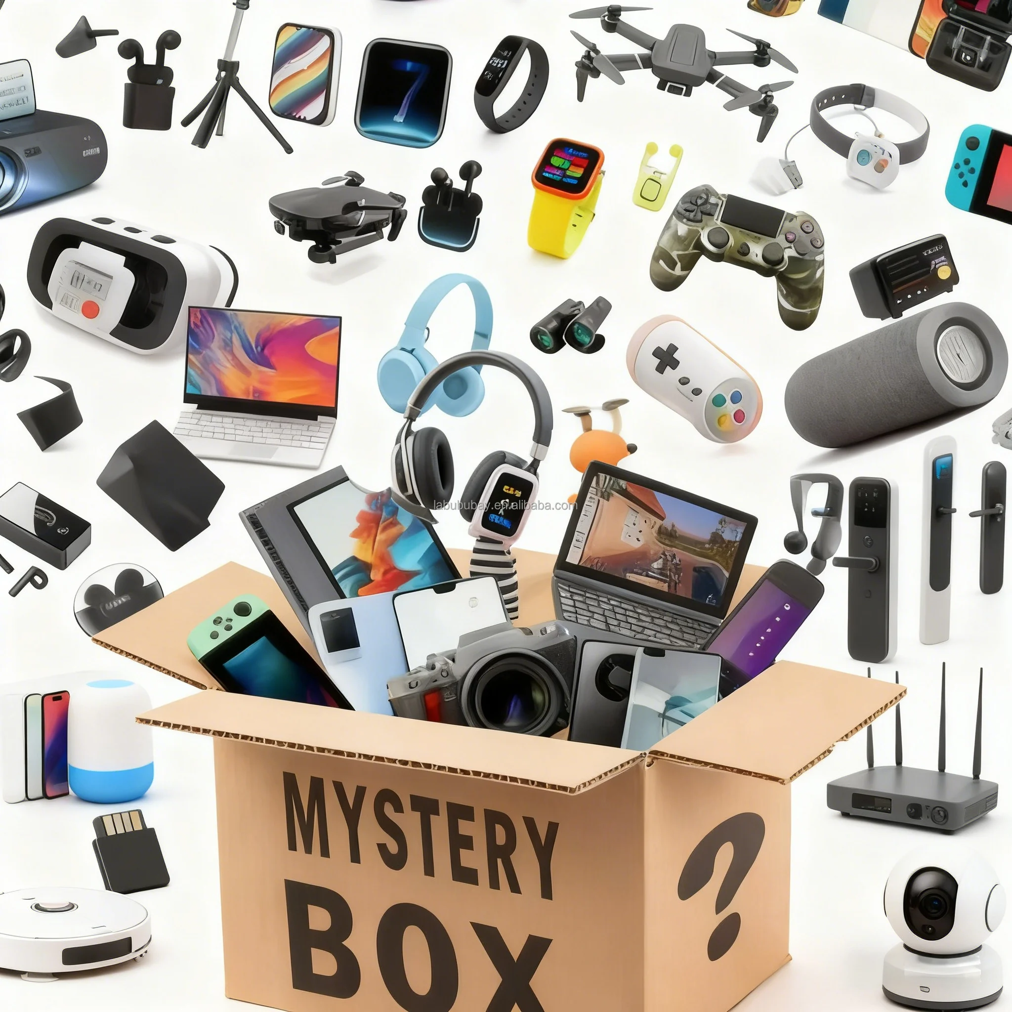 Electronic Mystery Box Smart Products Gt73 Pro Wireless Earphones Sim Card Nfc Spy Watch Mobile Watch Neo Phone 15 Pro Tech - Image 2