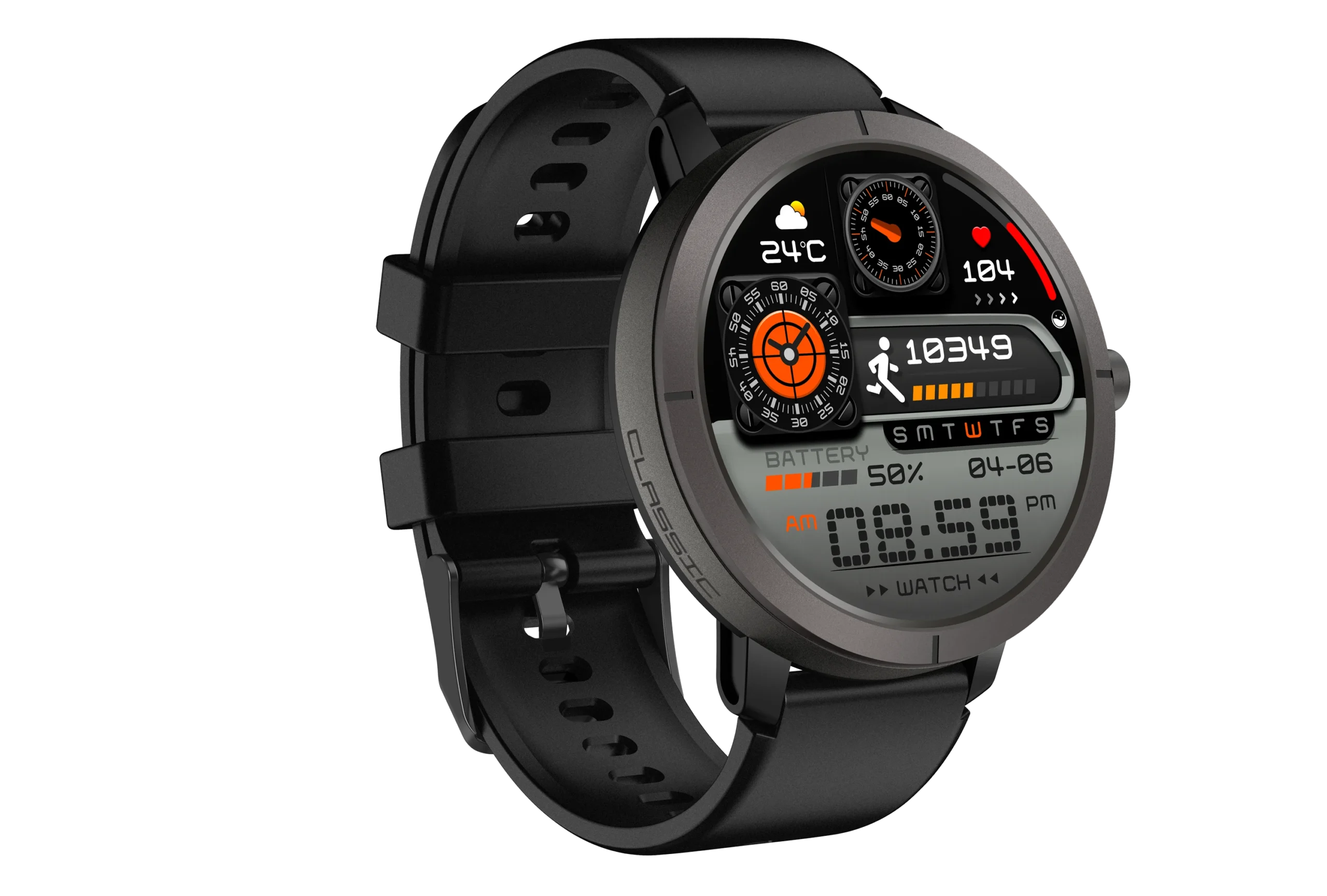 New GPS Smartwatch 1.32" AMOLED Smart Watch 5ATM Water Resistant Outdoor Sport Activity Fitness Tracker Smart Watches Pack of 3 - Image 3