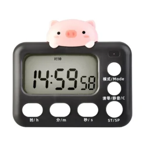 Kitchen Timer Cartoon Portable Electronic Timers Countdown Magnetic Digital Timer
