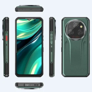 6.6 Inch Rugged Phone 5G, Smartphone 11000mAh Battery MTK Dimensity 6100+ Android 14 Rugged Cell Phone Mobile Ip68 NFC
