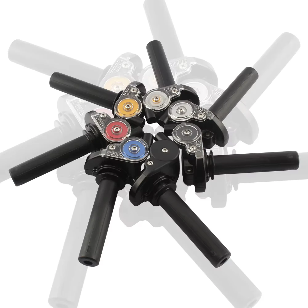 Universal New Throttle Handlebar Twist Grips for Motorcycle Moped Scooter Dirt Bike-High Performance Accessories Pack of 2