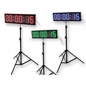 Jhering LED 4 Inch Sports Timer Digital Countdown Clock Marathon Road Race Timing Clock