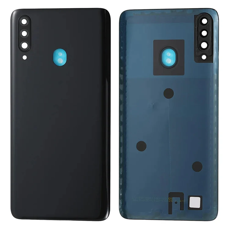 Cell Phone Replacement Battery Cover Back Housing+Rear Camera Lens for Samsung Galaxy A20s SM-A207 Pack of 40