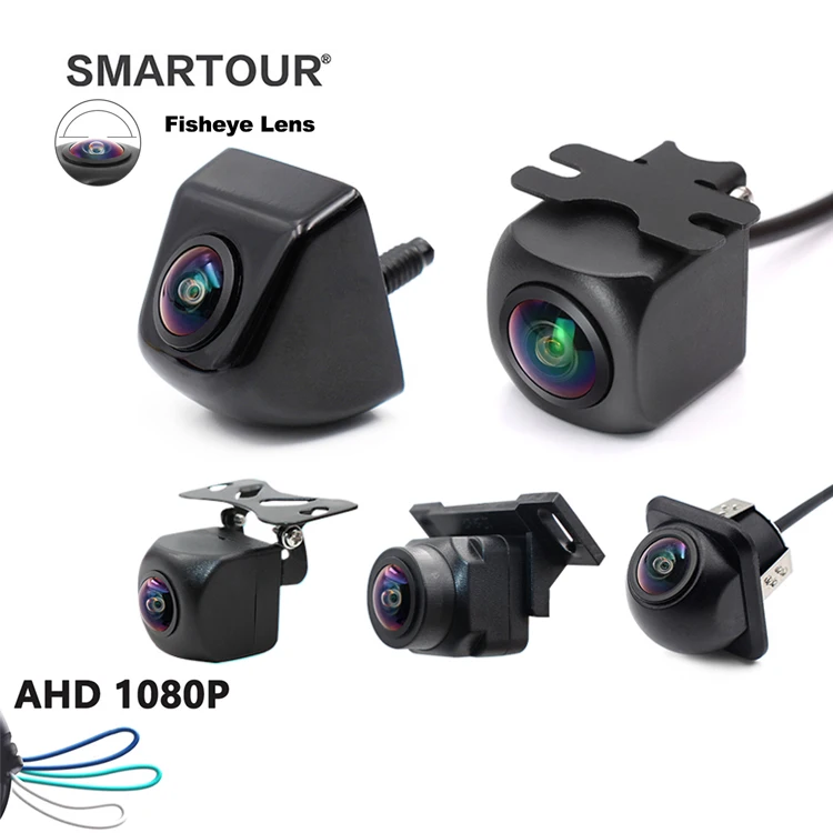 Smartour AHD 1080P Backup Camera Wide Angle IP68 Waterproof Night Vision Golden Fisheye Lens