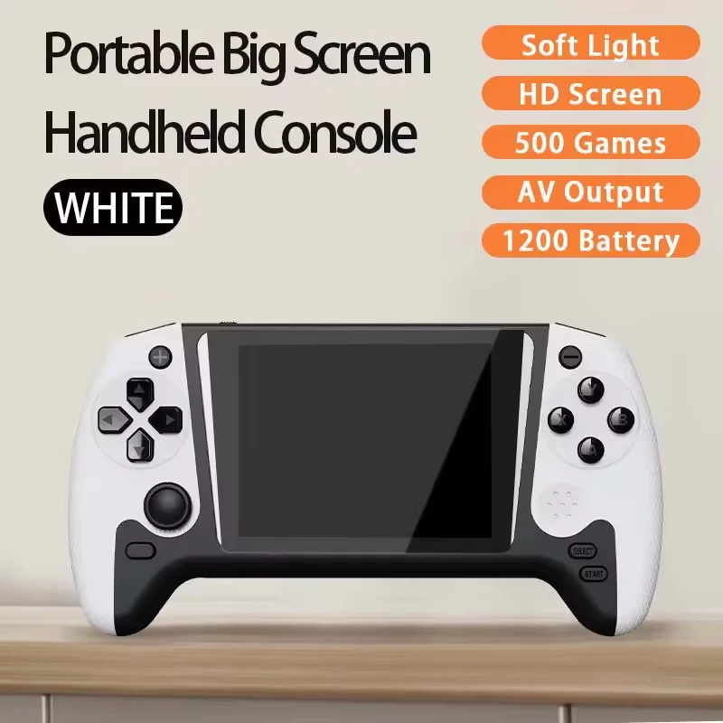 Q21 Handheld Game Player 500 in 1 Classic Games 3 Inch Screen Arcade Retro Video Game Console for Kid Gift Childhood Pack of 2