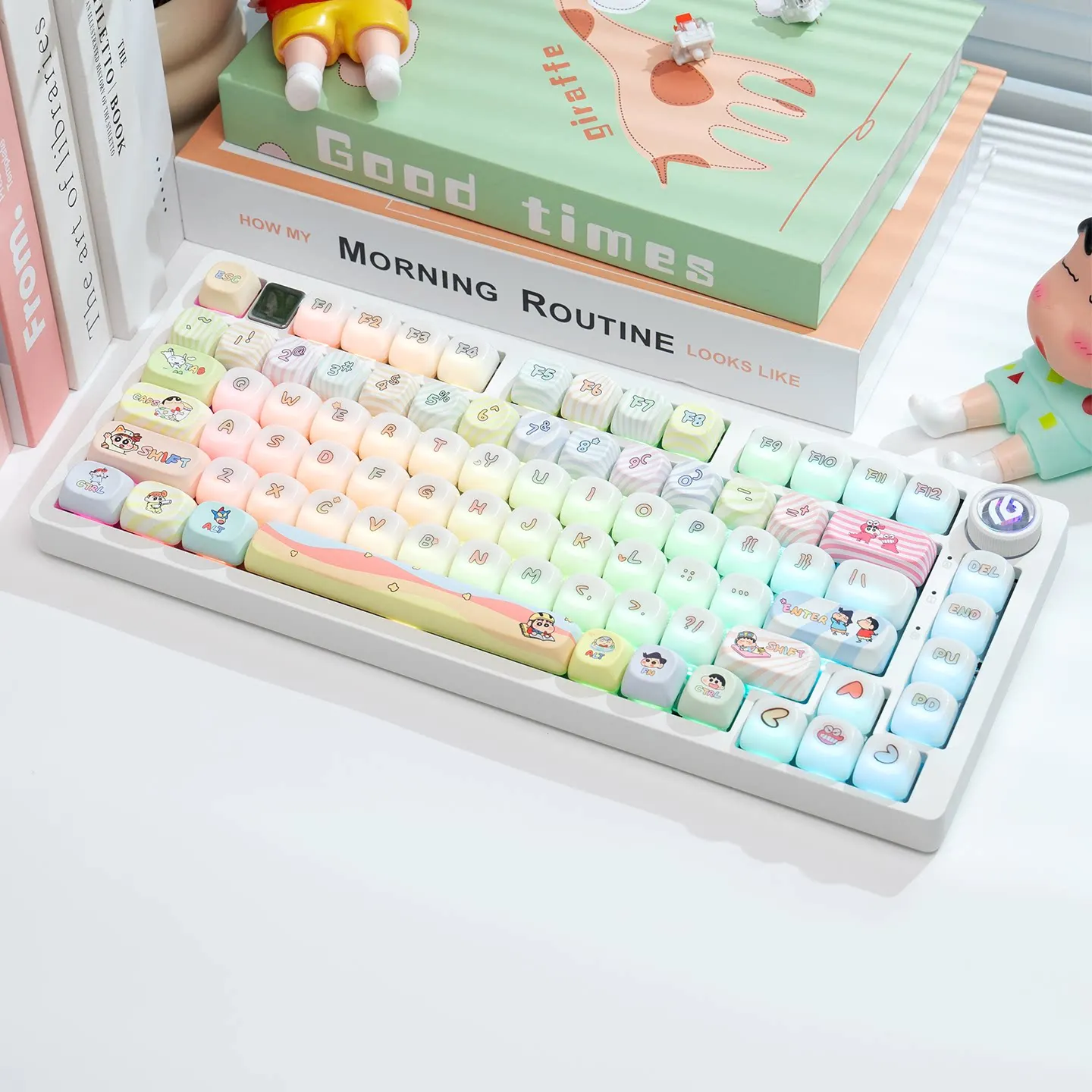 LEOBOG Customized Hi75c RGB Wired Mechanical Keyboard Aluminum Gasket Structure Wired Ergonomic Desktop New Mahjong Sound Silent - Image 3