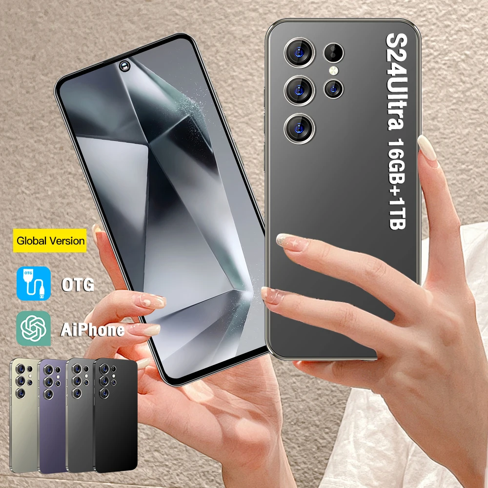 New S25 Ultra Smartphone 7.3 Inch Large LED Display 4K Resolution LTE Built-In Pen All-In-One 3 64 Sports Entertainment - Image 2