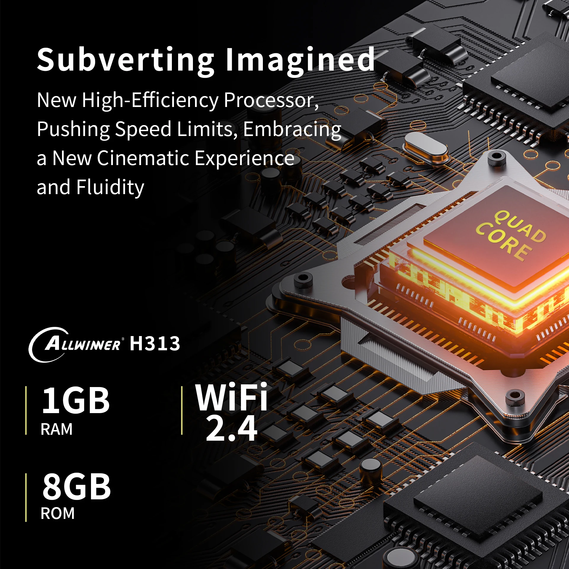 Q9MAX Game Stick Mali G31 CPU Allwinner H313 1GB ram 8GB Rom MAX Android 14 Operation System Factory Direct - Image 3