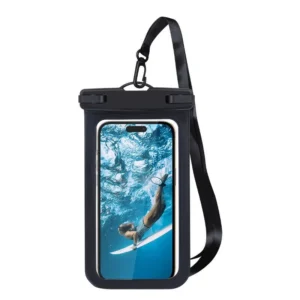 Universal Hard Waterproof Case with Detachable Lanyard Protector Touch Screen Swimming Waterproof Mobile Phone Pouch Bag Pack of 50