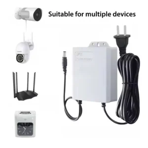 s 18650 Lithium Battery Charging PCB Mini UPS 12V Uninterruptible Power Supply with 5V and 9V DC Power Adapters Pack of 10