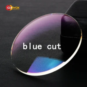 Eyeglass Lenses 1.56 BLUE CUT Hmc Block Single Vision Ar Coating Ophthalmic Lens Plastic Optical Lenses
