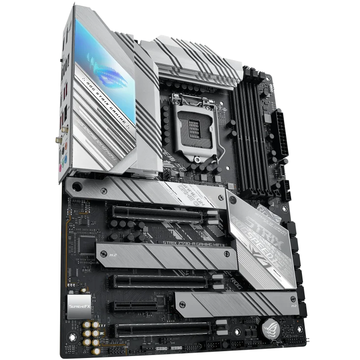 Cheaper for ASUS ROG STRIX Z590-A GAMING WIFI White Scheme Motherboard LGA1200 Socket Intel Gen10/11th for Gaming Desktop - Image 3