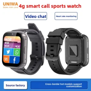 Cross-border New Square Electronic Smart Watch 4G Full Netcom GPS Navigation IP67 Multi-function Sports Phone for