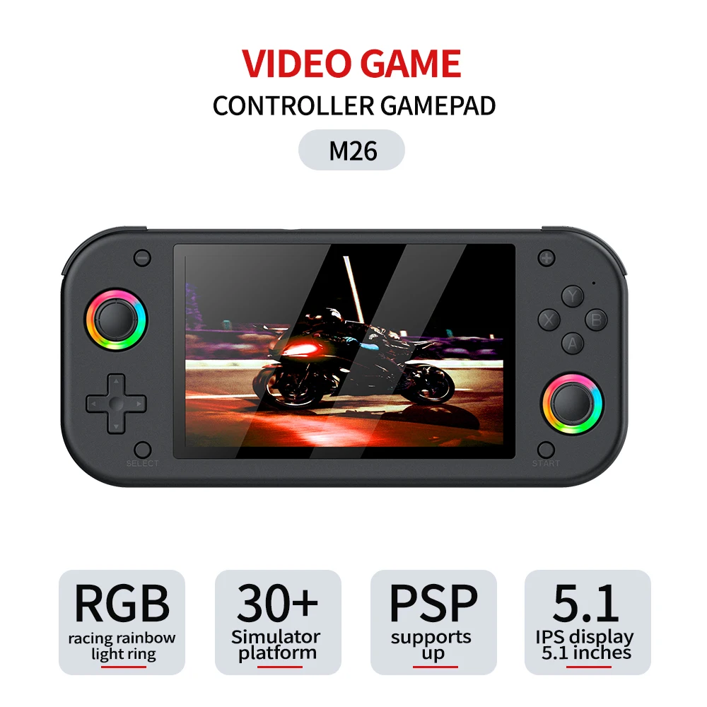 M26 Handled Gaming Console Handheld Game Player Hand Gaming Console Pocket Gaming Console Consola De Videojuegos Portatil - Image 2