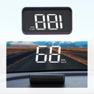 GPS Head-Up Display Auto Electronics HUD Projector Display M2 Digital Speedometer Car Accessories for All Car Pack of 2