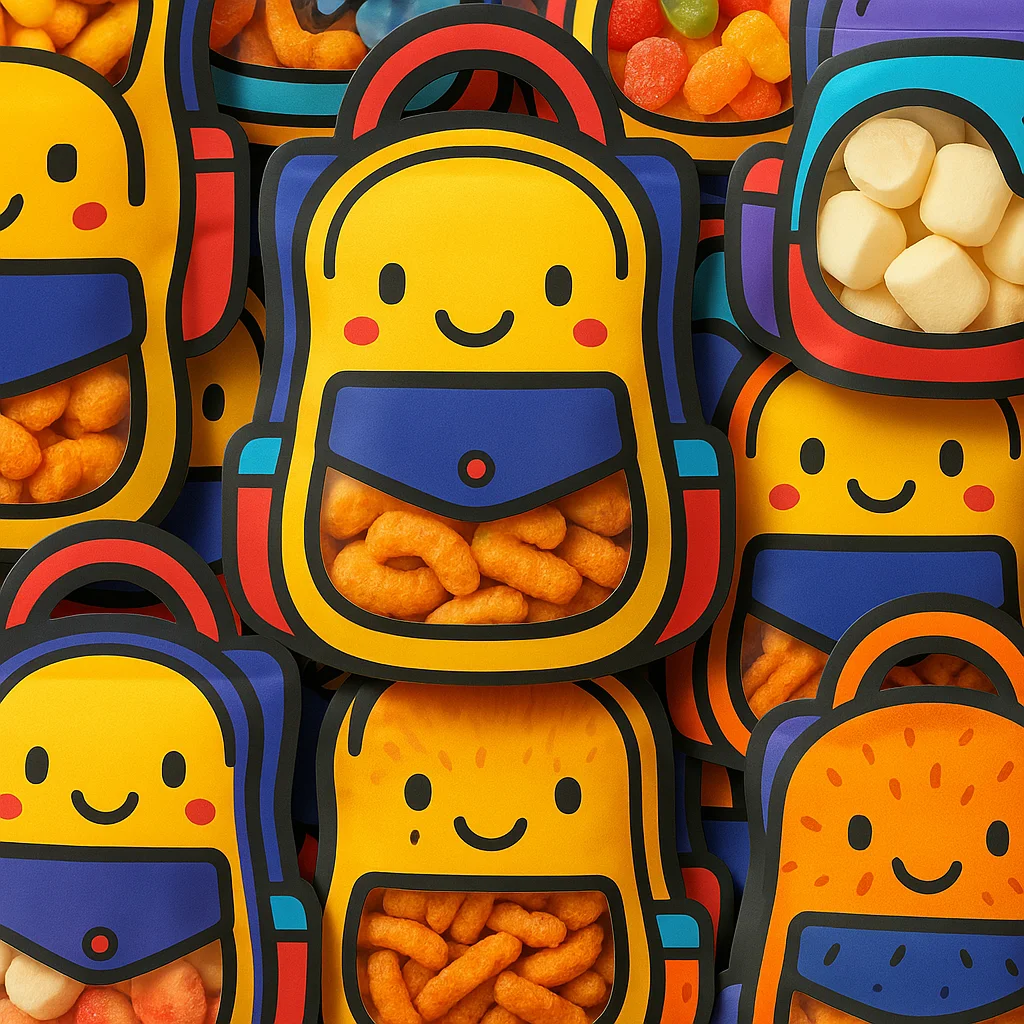 Waterproof Cartoon Candy Bag for Kids Handheld Gift Tote for Snacks Party Festival Kids Cartoon Treat Bag Reusable 18x21cm Stock - Image 2