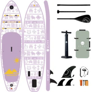 ULTTYOEM Inflatable Sup Double Layer Standing Board Stand up Board 10'6" Inflatable sup Board