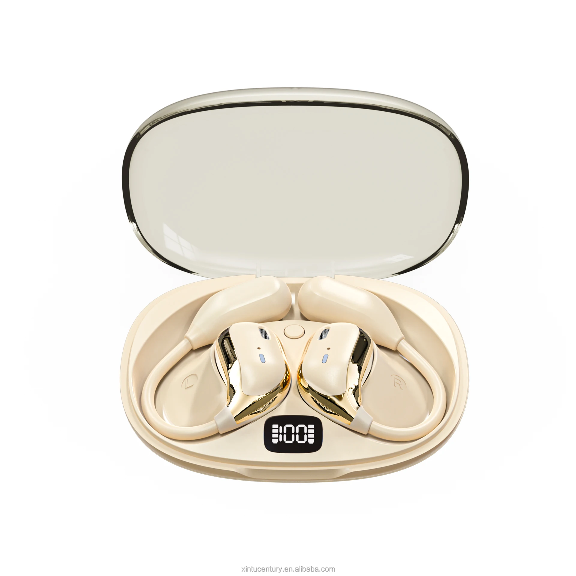 LED Battery Indicator Wireless Charging Sports Earphones Popular Mobile Phone Compatible Earbuds