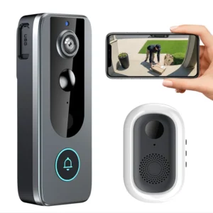 Tuya Outdoor Waterproof Doorbell Smart Wireless Wifi 720p Video Camera Night Vision Security PIR Motion Detection Doorbell