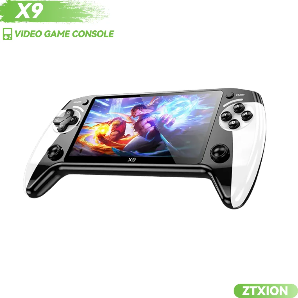 5.5 Inch X9 Handheld Game Console Portable Retro Video Game Console Multifunctional for Children Gifts