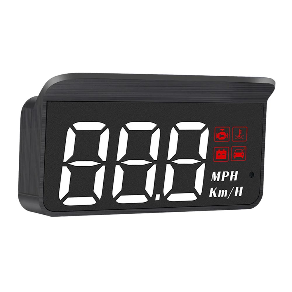 M3 OBD2 HUD Car Head up Display Auto Electronics Overspeed Warning Windshield Projector Speedometer Alarm Accessories Pack of 2 - Image 2