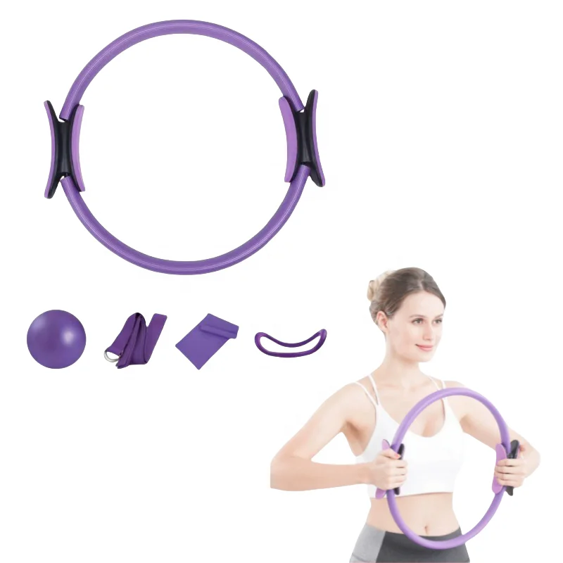 Eco-friendly Pilates Fitness Kit Pilates Circle Pilates Ring Fitness 5 PCS Set Yoga Ring Combination Set Fitness Training
