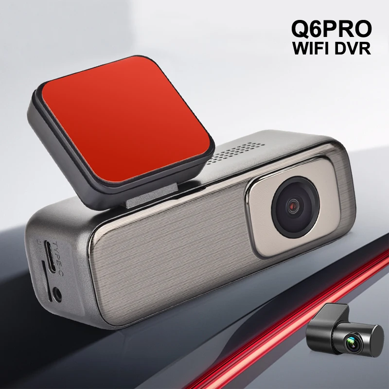 Real 2K 1.47Inch IPS Screen WIFI DVR Dual Lens Car Black Box Dash Cam 150 Wide Angle Rear Camera 1K 2.4G/5G 1080P Video Recorder - Image 3