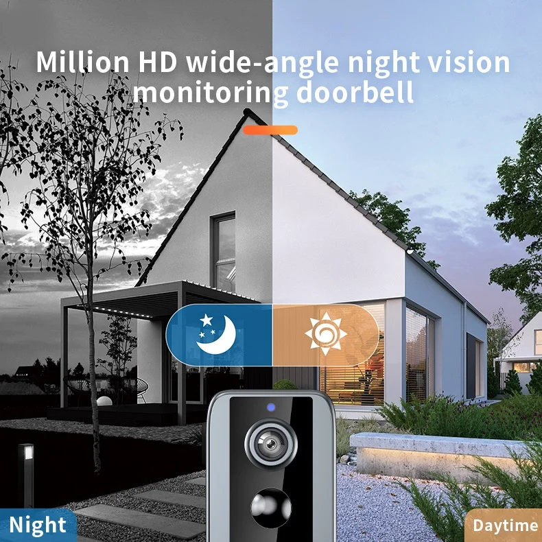 Tuya Outdoor Waterproof Doorbell Smart Wireless Wifi 720p Video Camera Night Vision Security PIR Motion Detection Doorbell - Image 3