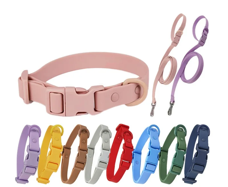 Quality Assurance PVC Pets Accessories Muti-color Options Cat Collar Dog Collar and Leash Set Luxury for Walking Pack of 20