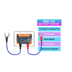 BM6 New for Bluetooth Mobile Phone App Battery Monitor Effective 12V Car Battery Tester Diagnostic Tools