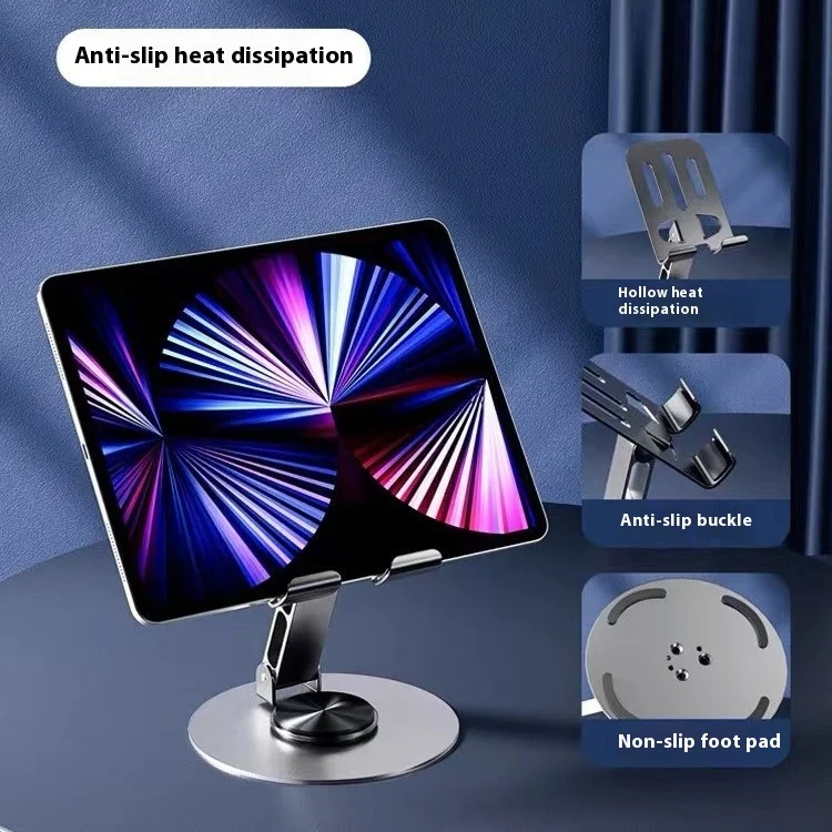 New Multifunctional Metal Mobile Phone Tablet Stand, Desktop Stand with 360 Degree Rotation for Mobile Phones Pack of 200 - Image 2