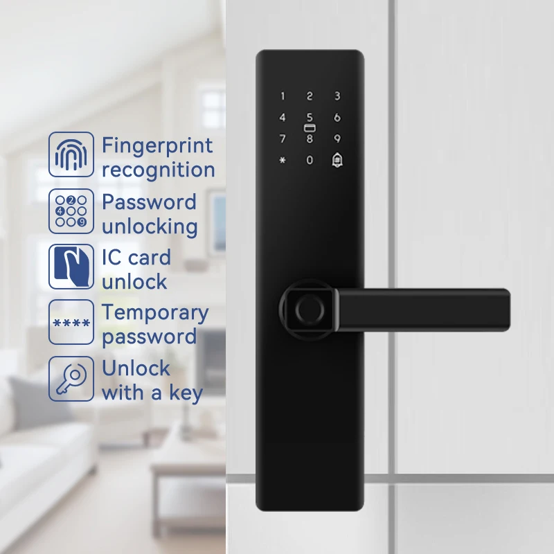 Kasman SOURCE PRICE Wood Door Lock Best Products Inteligente Home Keyless Zigbee Tt Digital Smart Lock for