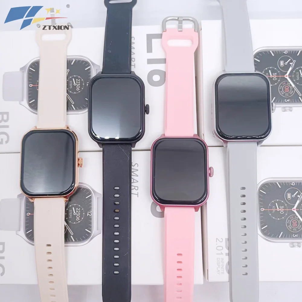 L16 Smart Watch Men Women Fitness Trackers Bracelet Smart Clock Waterproof Smartwatch Android IOS Pack of 5 - Image 4