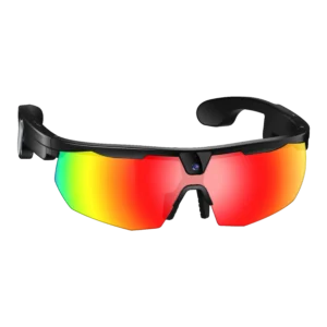 New W640 AI Smart Sports Glasses 8MP Camera WiFi 6-Axis Stabilization IP66 Waterproof Bluetooth Calling AI Translation