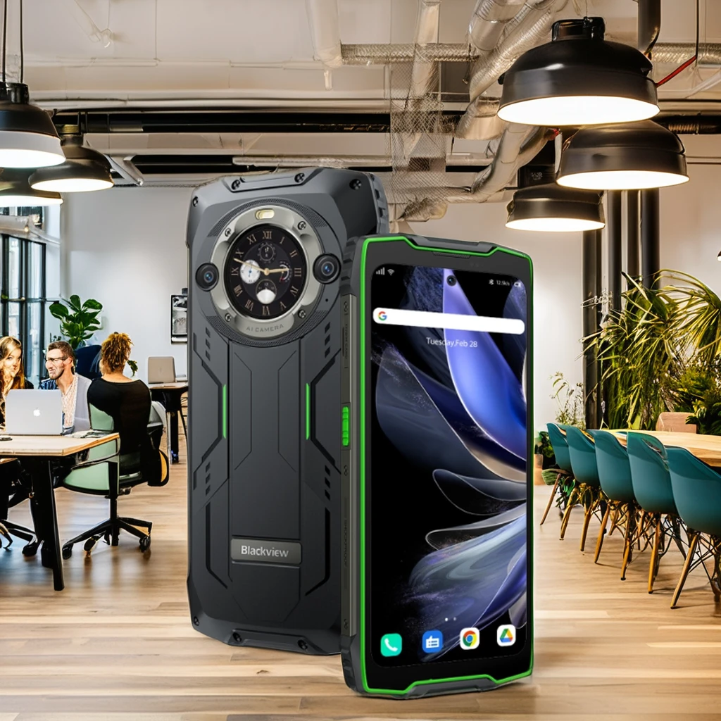 Blackview Oscal PILOT 2 Rugged Smartphone 8GB+256GB 6.5'' MediaTek MT6789 Dual LED Flash 4G NFC IP68 Mobile Phone Black Color - Image 3