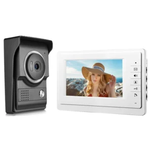 Video Intercom for Home Apartment 7-Inch Screen Support Monitor Unlock Video Doorbell with Camera 4 Wired Door Bell Pack of 20