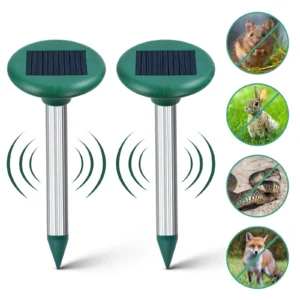 Natural Outdoor Waterproof Solar Pest Control Solar Powered Animal Repellent Snake Mole Bat Bird Repeller