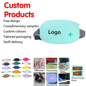 Factory Wholesale Silicone Closure-Free Pet Feeding Waist Bag Outdoor Portable Pet Training Treat Pouch