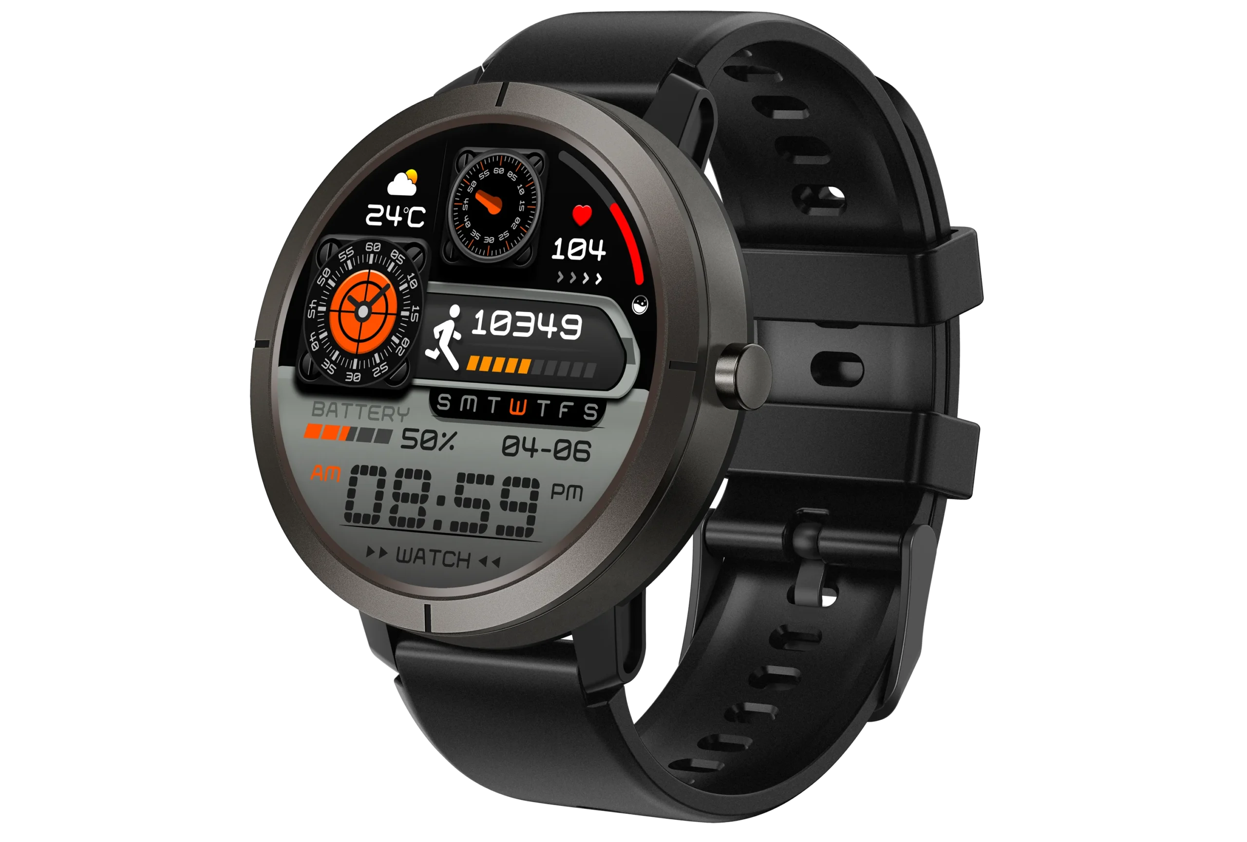 New GPS Smartwatch 1.32" AMOLED Smart Watch 5ATM Water Resistant Outdoor Sport Activity Fitness Tracker Smart Watches Pack of 3 - Image 2