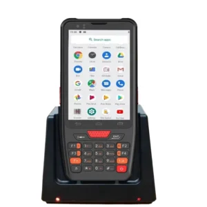4 Inch Android 12 Rugged PDA 4+64GB IP67 Handheld Industrial Terminal PDAs NFC 1d 2d Barcode Scanner Pda with Keyboard