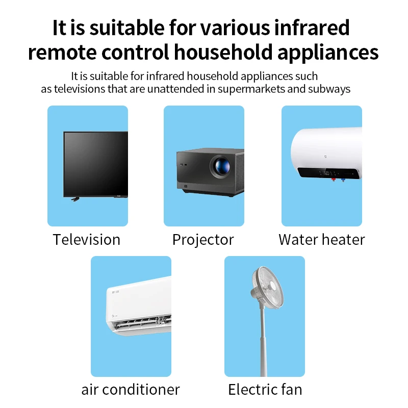 SPENFILY One Click Learning Plastic Remote Control Switch Universal Infrared Home Appliance Intelligent Automatic Start Switch - Image 3