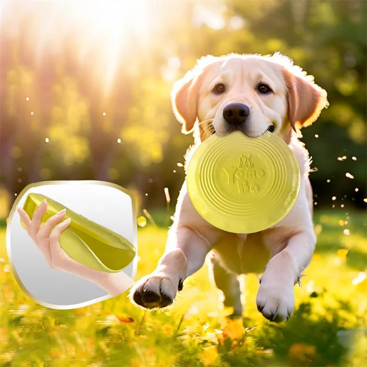 High Quality Pet Toy Cat Soft Silicone Chew Ball Flying Sports Disc Outdoor Pet Supplies Accessories - Image 3