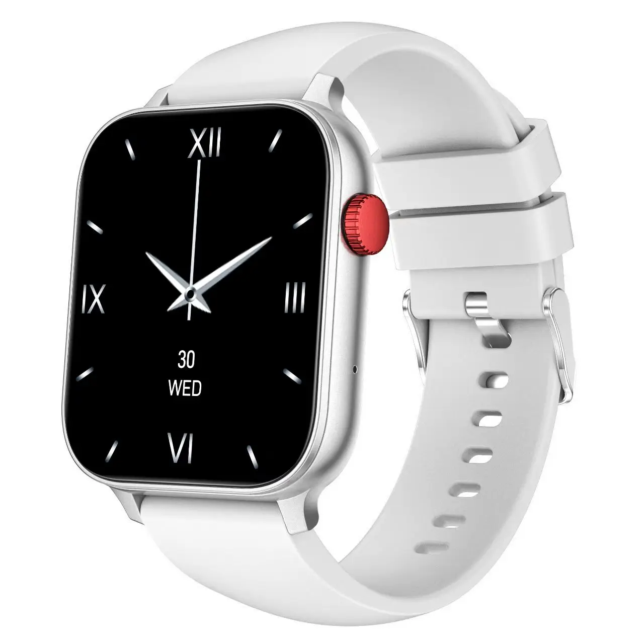 TG06 1.85 Inch TFT Screen Smartwatch 300mAh Sport Square Watch with BLE 5.3 Phone Call Sleep Heart Rate Music Player Features Pack of 10