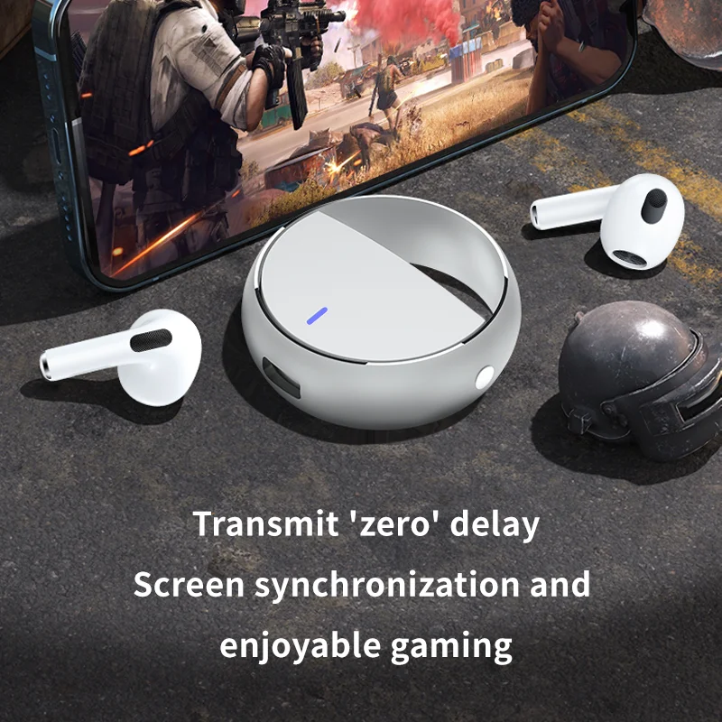 Low Latency BT5.3 True Wireless Earbuds In-Ear Gaming Headset LED Battery Indicator Microphone TWS Stereo Built-In Mic Pack of 2 - Image 2