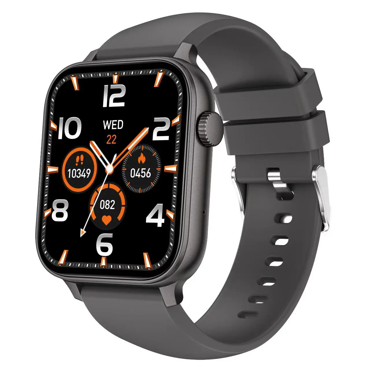 TG06 1.85 Inch TFT Screen Smartwatch 300mAh Sport Square Watch with BLE 5.3 Phone Call Sleep Heart Rate Music Player Features Pack of 10 - Image 4