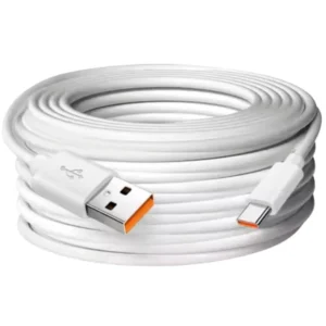 Wholesales 1m 6A USB Cables Type C Fast Charger Cable White TPE Data Cables Ready to Ship Pack of 50