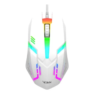 Universal USB Wired Optical Gaming Mouse 7-Color RGB Breathing LED Light Right Hand Orientation Laser Stocked for PC Laptop