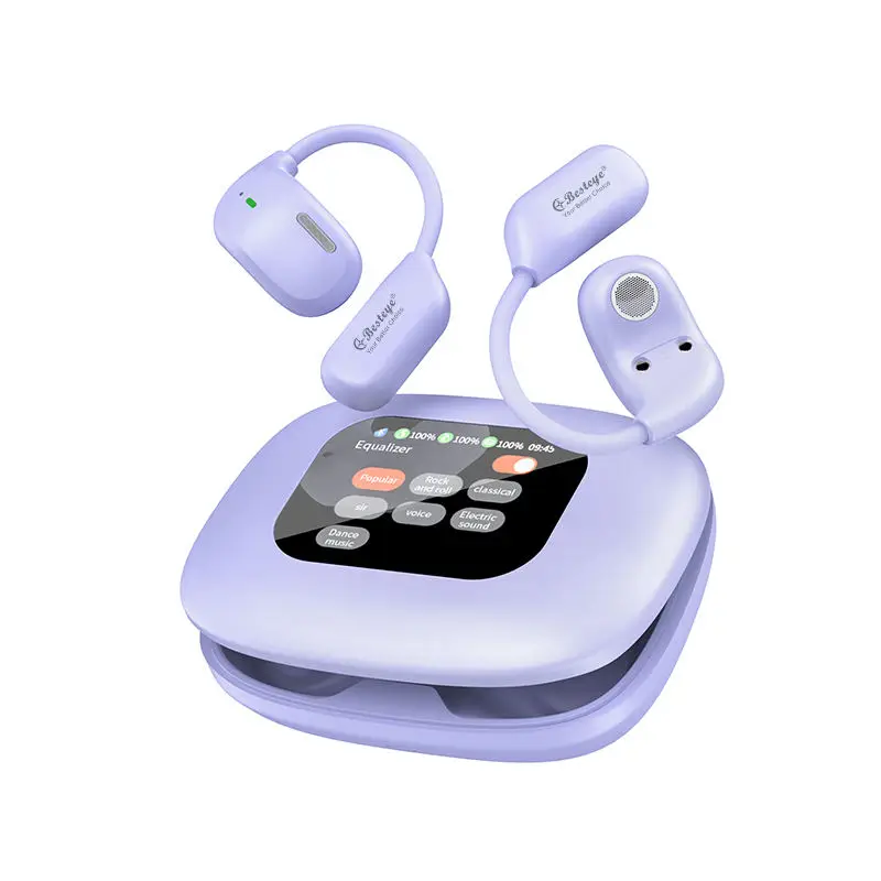 Ai Translator Smart Screen Control Earbuds JL Chipset Touch Control Gaming Stopwatch BT V5.4 Waterproof Wireless Digital Display Pack of 2 - Image 3