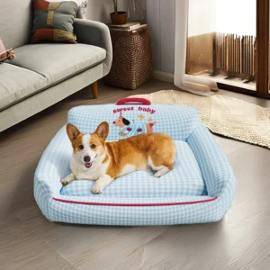 Christmas Gifts All Seasons Packed Soft for All Sizes Pet Cat Dog Sleep Bed Removable and Washable Pet Mat Pack of 2